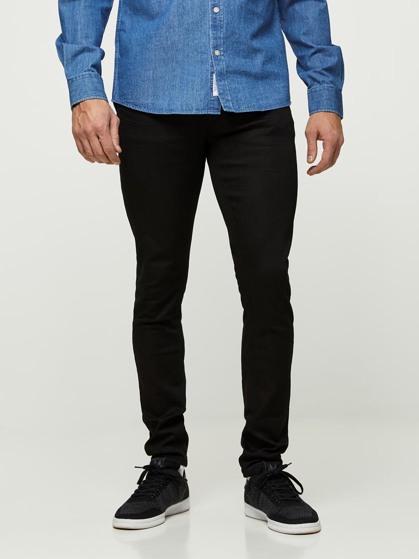  SKINNY STAN BLACK SUPER STRETCH D03
