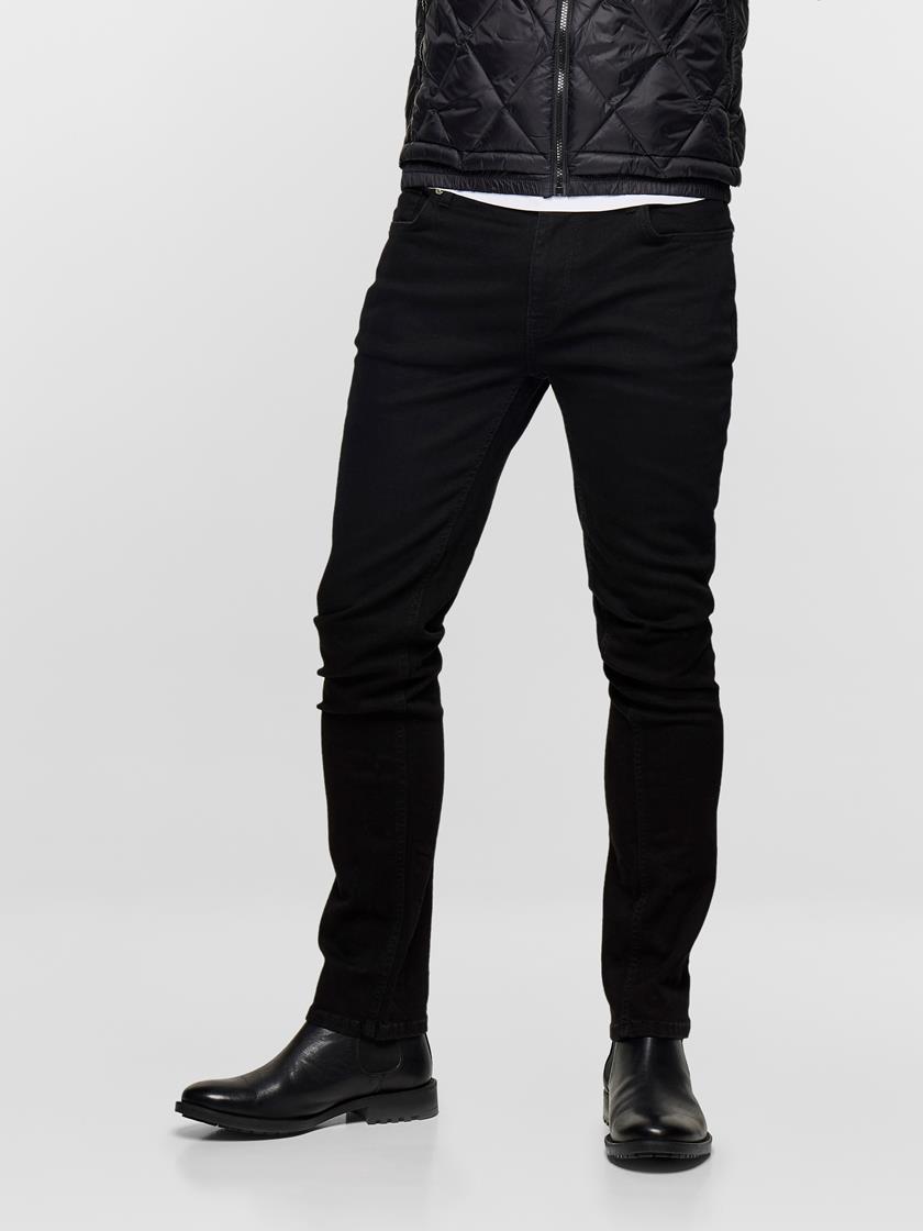SLIM FIT BLACK BLACK STRETCH DAI