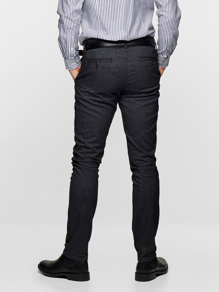 SLIM CHINO GREY MELANGE STRETCH 7235411_ICO-MADEBYMONKEYS-S19-Modell-Back_SLIM CHINO GREY MELELANGE STRETCH ICO_SLIM CHINO GREY MELANGE STRETCH ICO.jpg_Back||Back