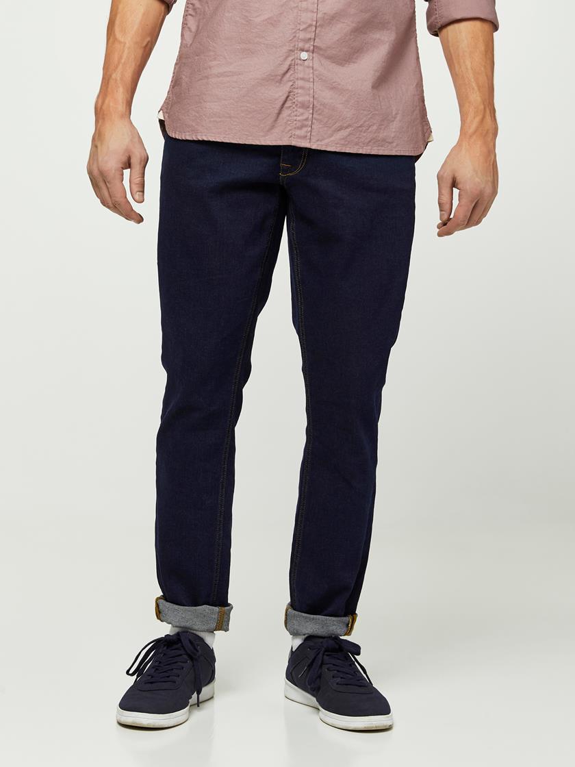 SLIM WILL DARK BLUE STRETCH D03