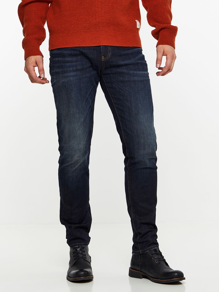 REGULAR ROD DARK VINTAGE STRETCH JEANS 7239668_DAB-HENRYCHOICE-A19-Modell-front_93026_REGULAR ROD DARK VINTAGE STRETCH JEANS DAB.jpg_Front||Front
