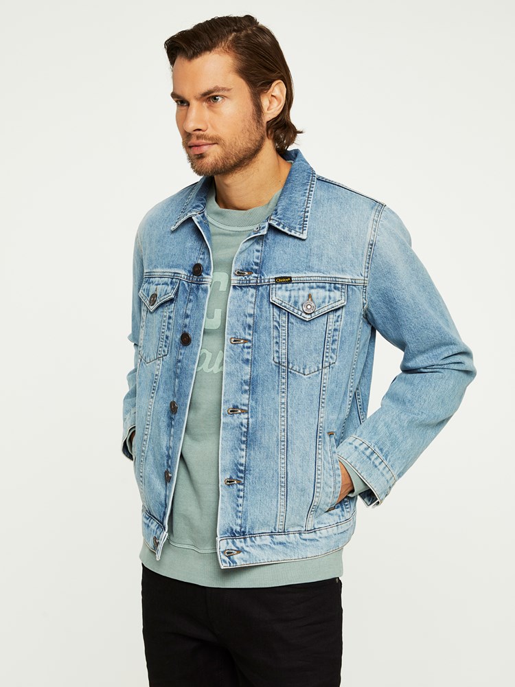Core Denim Jakke 7242349_DAG-HENRYCHOICE-S20-Modell-left_66465_Core Denim Jakke DAG.jpg_Left||Left