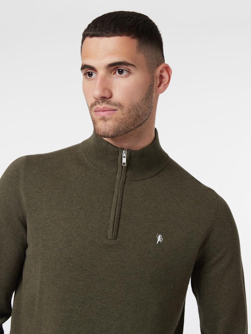 Dammers Zip Neck Genser GOU