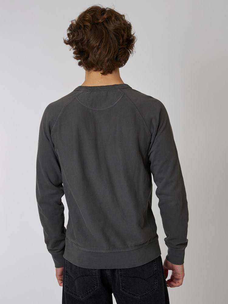 Washed sweater 7501120_IFK-HENRYCHOICE-A22-Modell-Back_chn=boys_7287_Washed sweater IFK 7501120.jpg_Back||Back