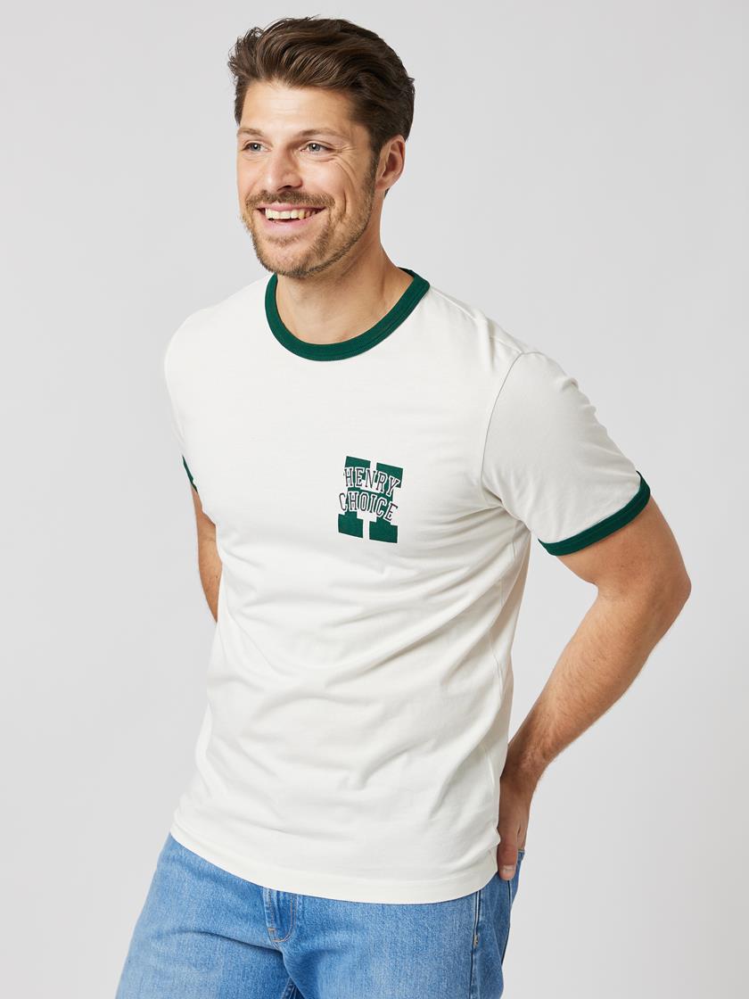 Contrast t-shirt O82