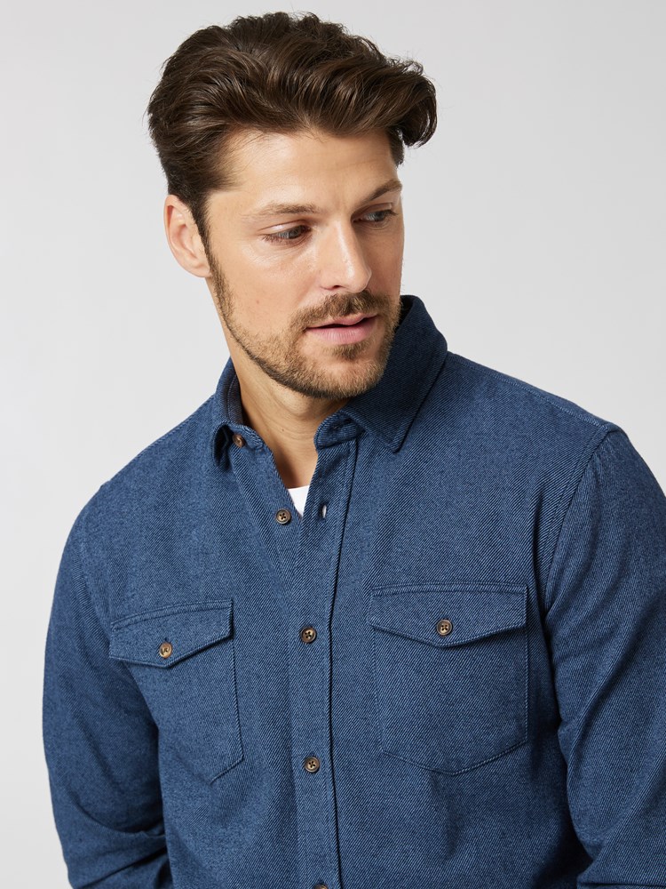 Twill shirt China Blue Boys of Europe