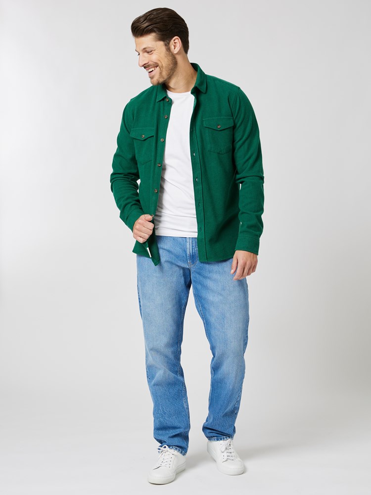 Twill shirt 7504274_GUL-HENRYCHOICE-A23-Modell-Front_chn=boys_4402_Twill shirt GUL.jpg_