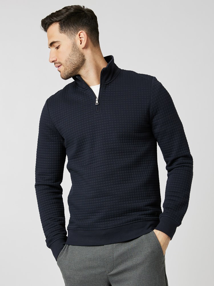 Mikkel zip genser 7504472_C27-MRCAPUCHIN-A23-Modell-Front_chn=boys_8426_Mikkel zip genser C27.jpg_Front||Front