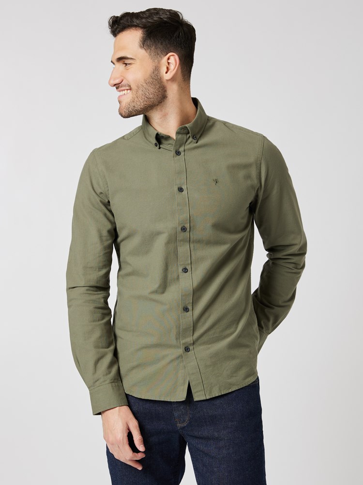 Brushed oxford skjorte 7504547_R31-MRCAPUCHIN-A23-Modell-Front_chn=boys_3236_Brushed oxford skjorte R31.jpg_Front||Front