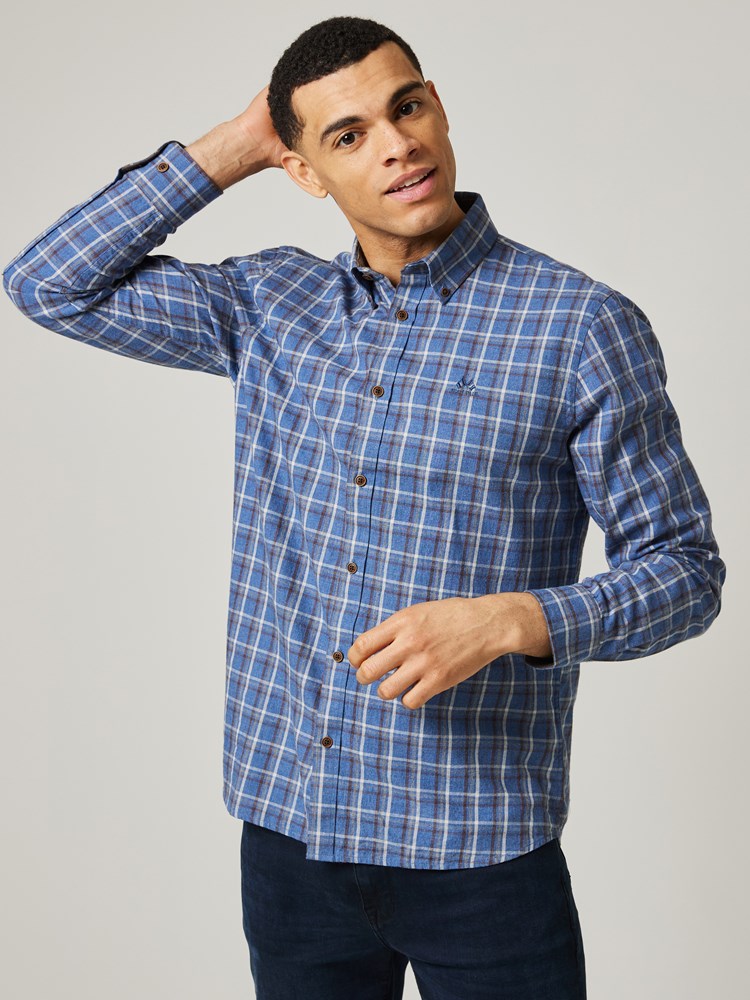 Vincent skjorte - Regular fit 7505201_ECG-JEANPAUL-W23-Modell-Front_9633_Vincent skjorte - Regular fit ECG.jpg_Front||Front