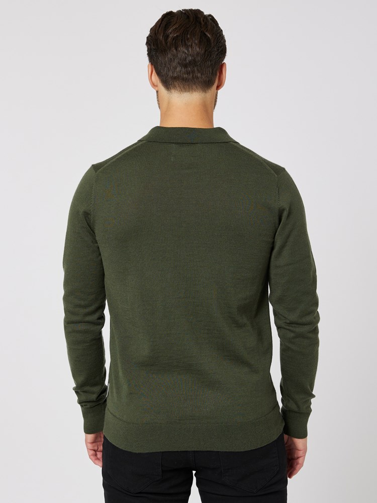 Merino zip strikkegenser 7505247_GUJ-MRCAPUCHIN-W23-Modell-Back_chn=boys_1460.jpg_Back||Back