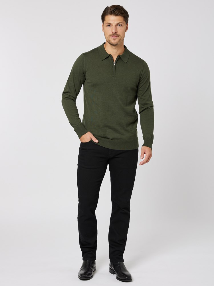 Merino zip strikkegenser 7505247_GUJ-MRCAPUCHIN-W23-Modell-Front_chn=boys_5904.jpg_Front||Front
