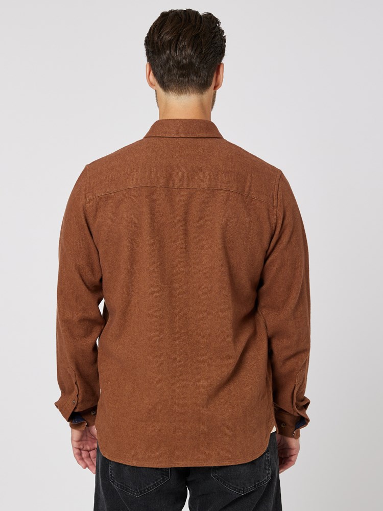 Herringbone Shirt 7505305_AGA-HENRYCHOICE-W23-Modell-Back_chn=boys_8350.jpg_Back||Back