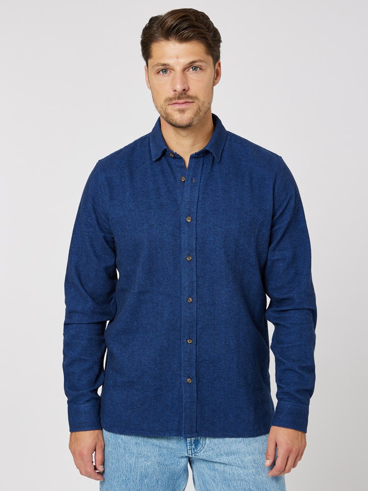 Herringbone Shirt 7505305_EOX-HENRYCHOICE-W23-Modell-Front_chn=boys_4975_Herringbone Shirt EOX.jpg_Front||Front