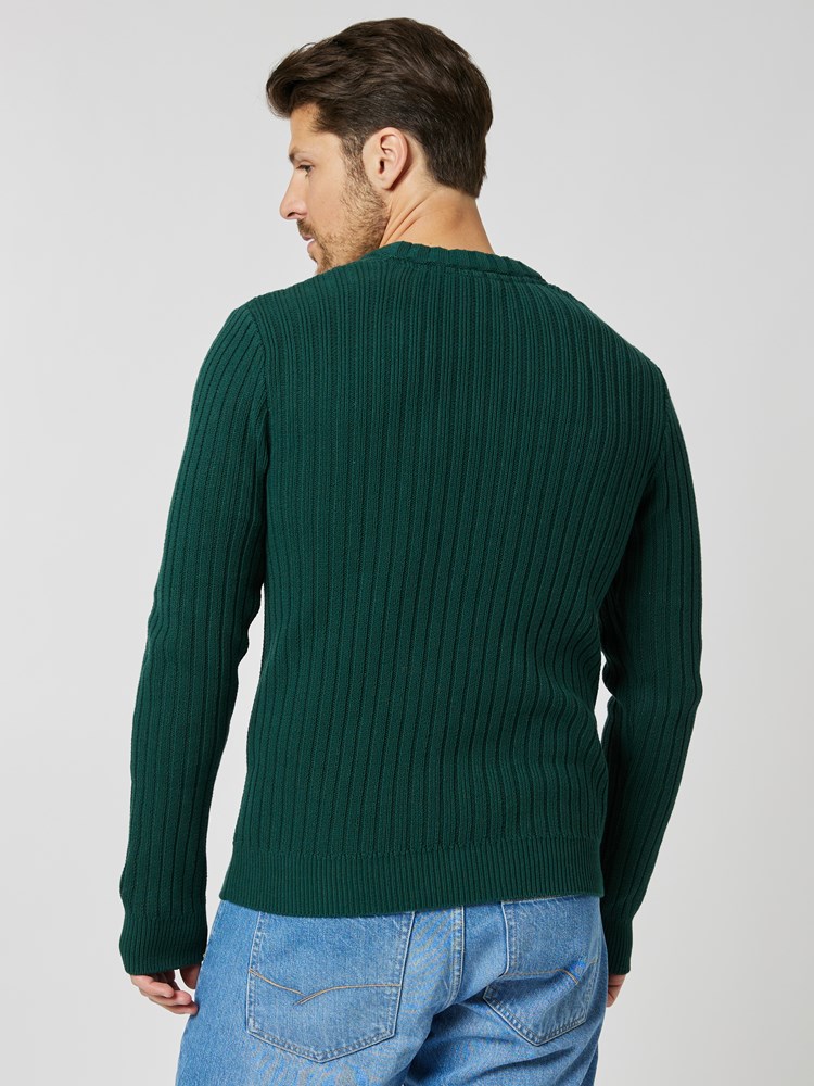 Rib Sweater 7505532_GUL-HENRYCHOICE-A23-Modell-Back_chn=boys_4901_Rib Sweater GUL.jpg_Back||Back