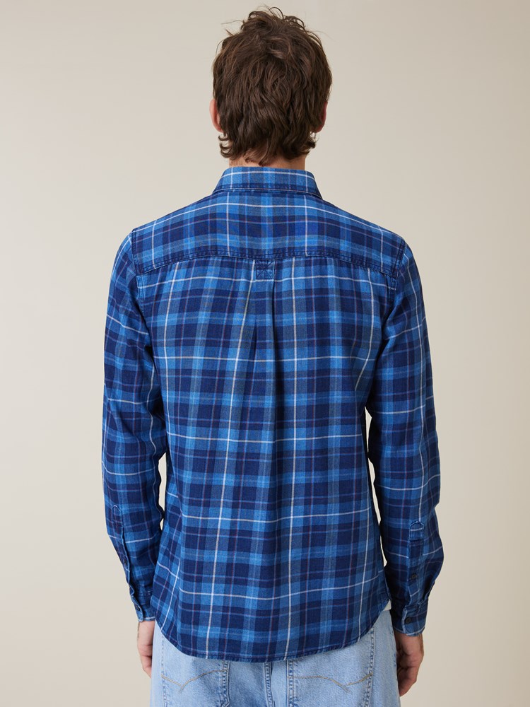 Checker Denim Shirt 7507614_DAA-HENRYCHOICE-S24-Modell-Back_chn=boys_6242_Checker Denim Shirt DAA.jpg_Back||Back