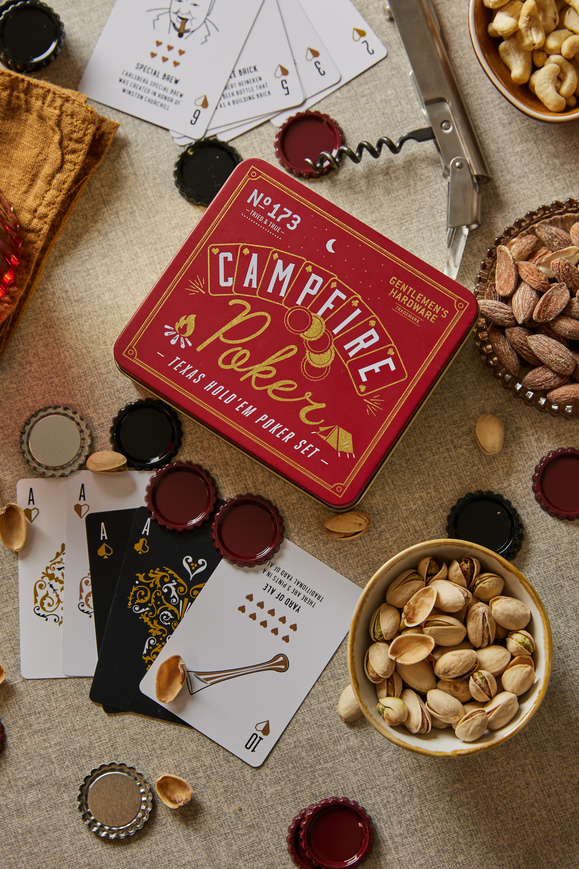 Campfire Poker Brick Red | Boys of Europe