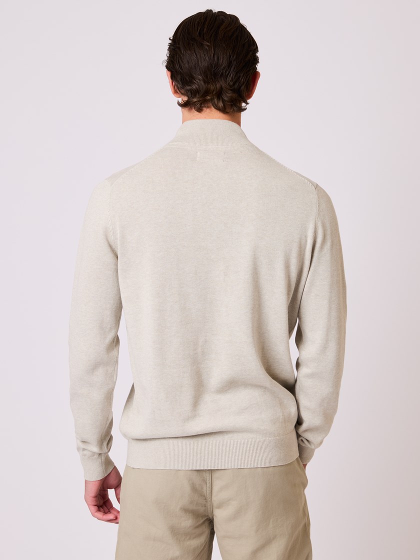 7510567 S57 Dammers zip neck genser moonstruck melange 10_Dammers zip neck genser S57.jpg_