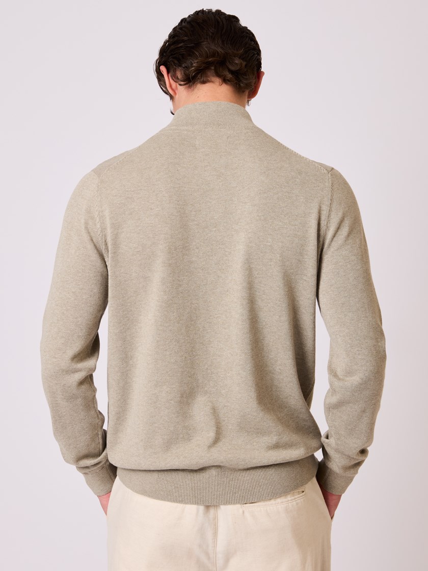 7510567 S67 Dammers zip neck Laurel oak melange 12_Dammers zip neck genser S67.jpg_