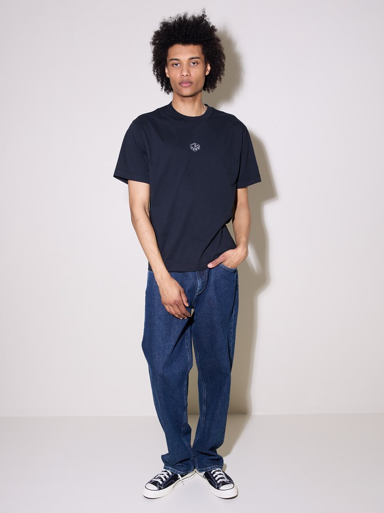 WNW DS logo t-skjorte DS logo t-skjorte jet black 3_WNW DS logo t-skjorte C18.jpg_