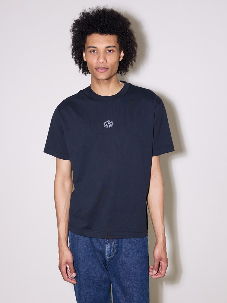 WNW DS logo t-skjorte DS logo t-skjorte jet black 5_WNW DS logo t-skjorte C18.jpg_