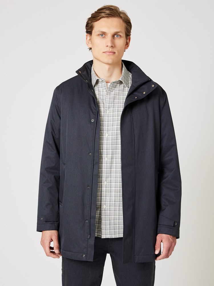Rocco frakk Rocco frakk_navy melange 2_Rocco frakk R15.jpg_