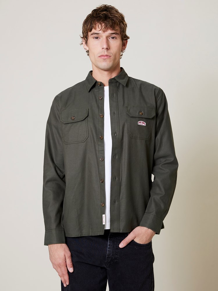 Worker shirt Worker shirt forest night 10_Worker shirt GOU.jpg_