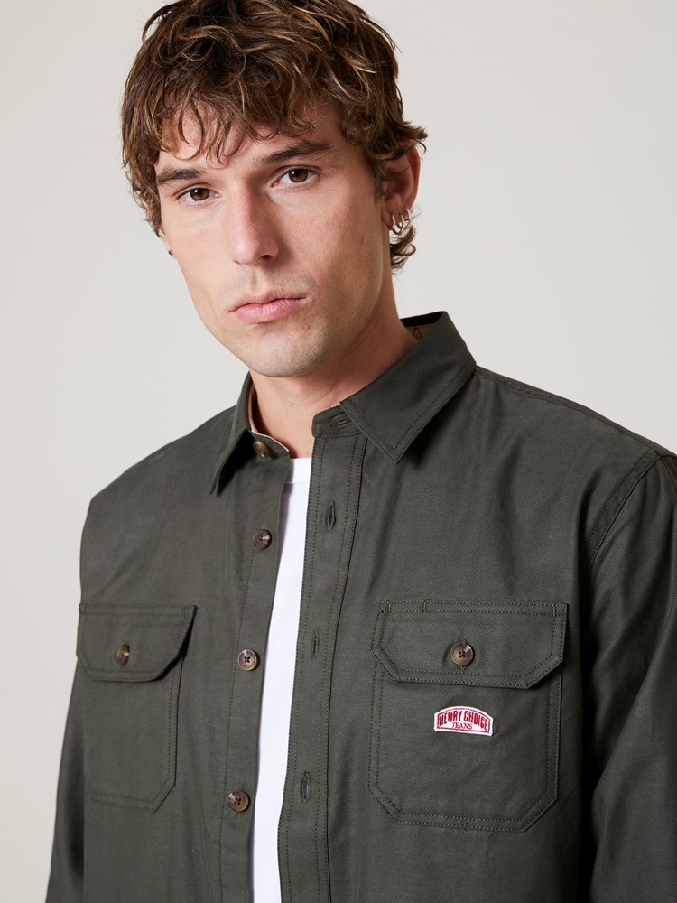 Worker shirt Worker shirt forest night 14_Worker shirt GOU.jpg_